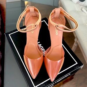 Never been worn Aldo “Invisi” heels